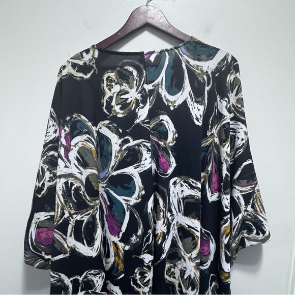 Melissa McCarthy Seven7 Floral Duster Kimono Size 3x NWT Brand New - Picture 9 of 12